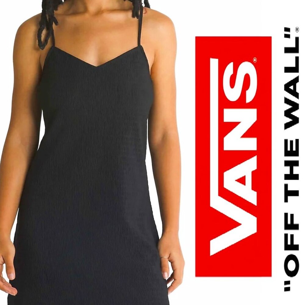 New Vans Black Benton Cami Dress
